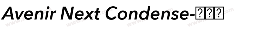 Avenir Next Condense字体转换